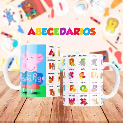 vectores plantilas ALFABETO,ABECEDARIO,LETRAS,NIñOS,CARICATURA,NIÑA,NIñO,
